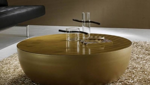 Unique Gold Coffee Table