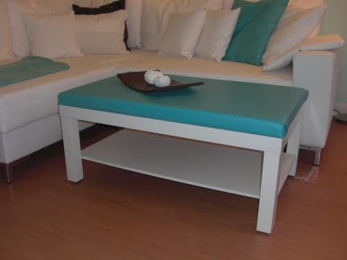 Upholstered Ikea Lack Coffee Table