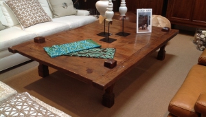 Wooden Oversized Coffee Table