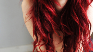 Long Wavy Red Hair