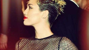 Miley Crus Short Spiky Hair