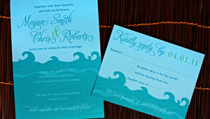 Ocean Wedding Invitation