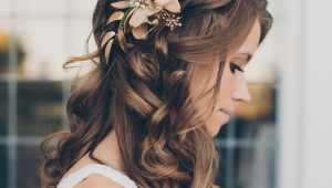 Teen Wedding Hairstyles For Long Hair Down With Flowers Ideas