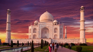 Taj Mahal Indian Monument Ultra HD Desktop Wallpaper
