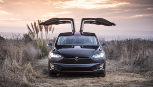 Tesla Model X HD Background