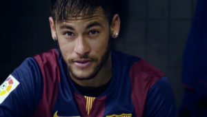Neymar Head In Barcelona Jersey