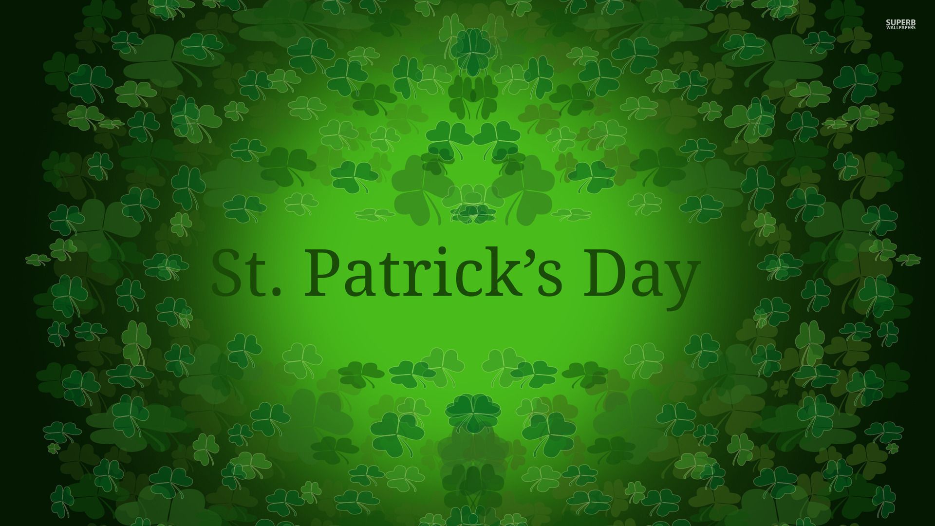 3d happy st patricks day desktop wallpaper