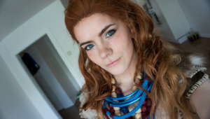 Aloy Horizon Zero Dawn Cosplay Computer Wallpaper