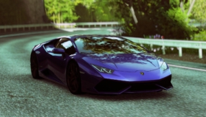 Purple Lamborghini 455