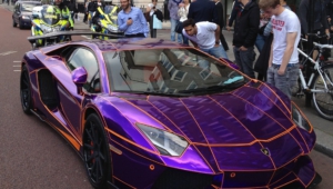 Purple Lamborghini Iphone Background