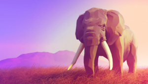 Polygon Elephant Photos