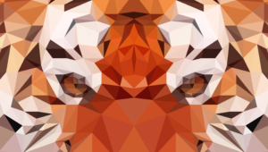 Polygon Tiger High Definition Wallpapers
