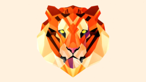 Polygon Tiger Images