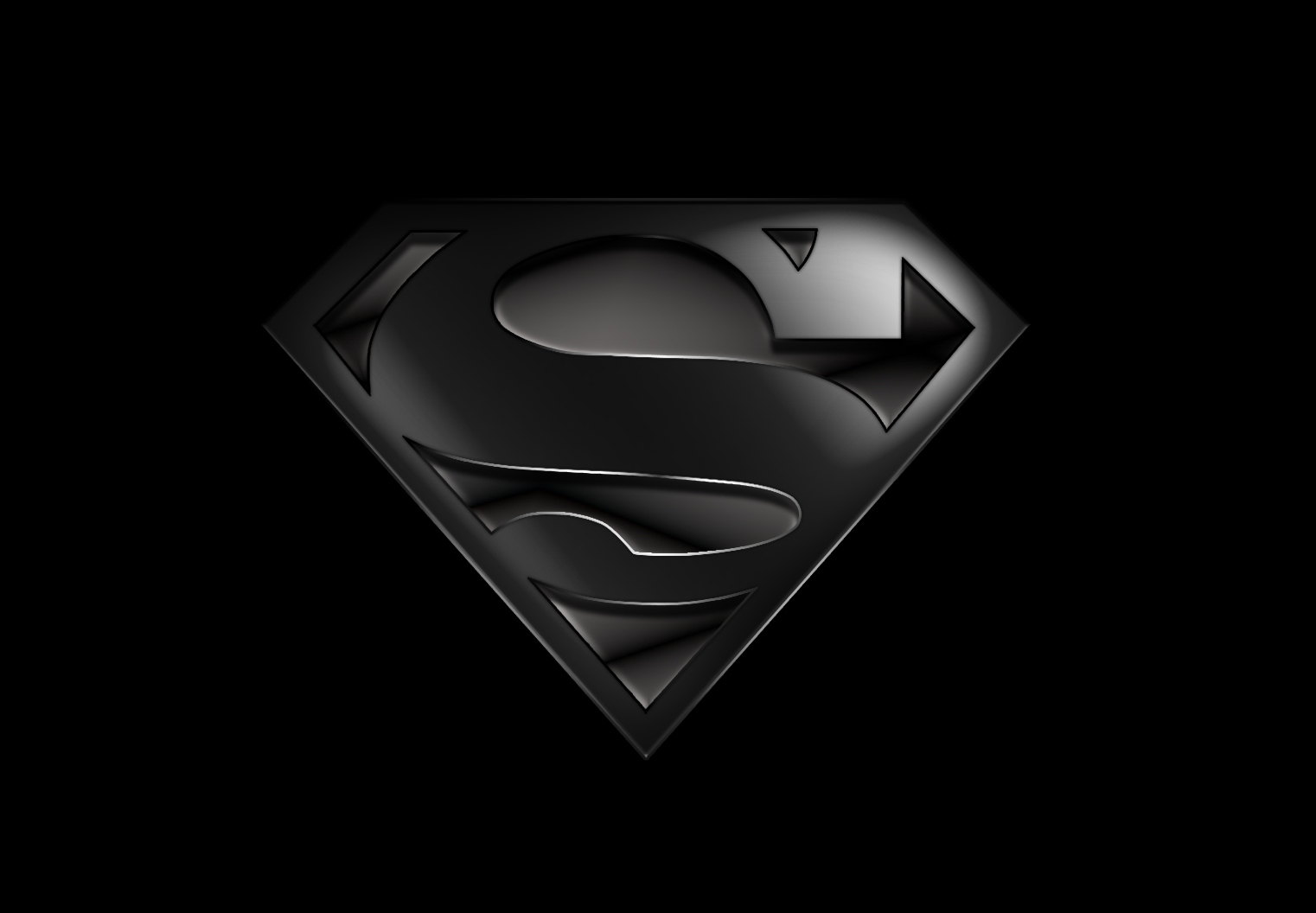 Superman Logo Black