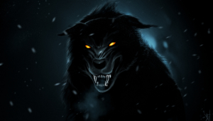 Pictures Of Black Wolf