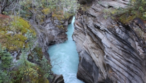 Athabasca Falls At Dusk Wallpaper