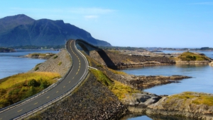 Atlantic Ocean Road In Norway Desktop