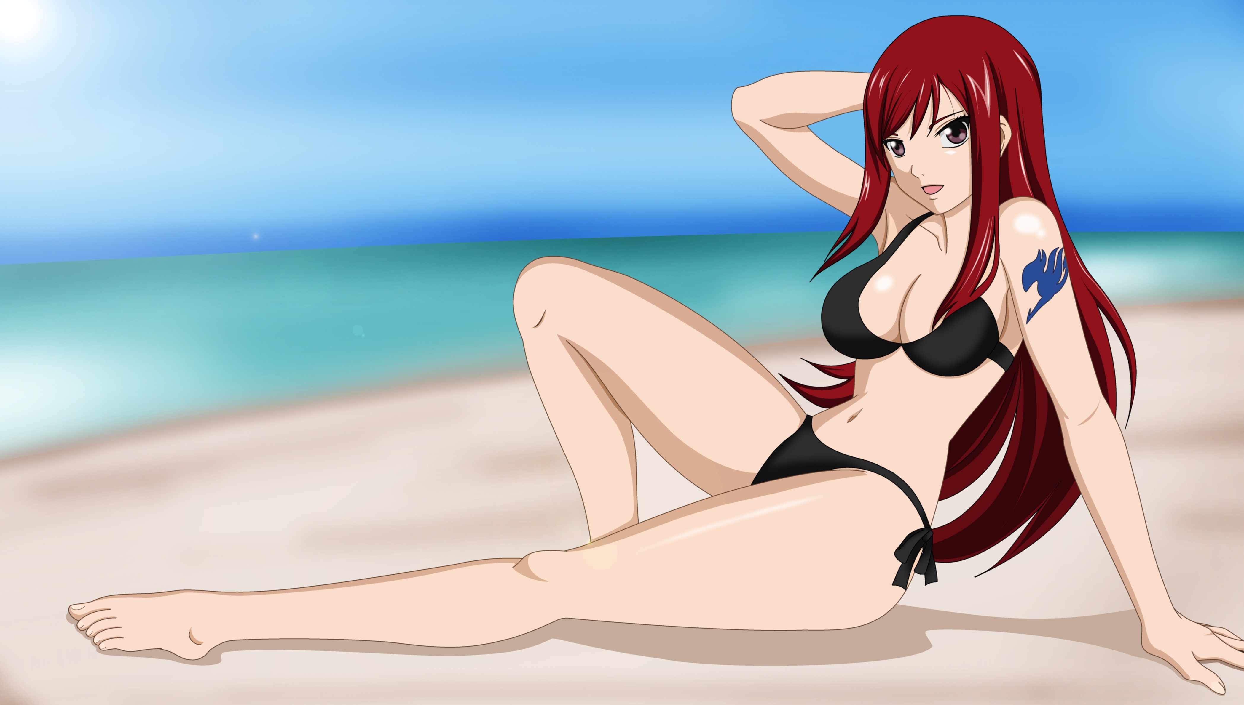 Erza Scarlet Sexy Wallpapers.