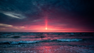 Ocean Sunset 4k