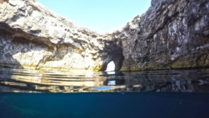 Sea Cave Malta Background