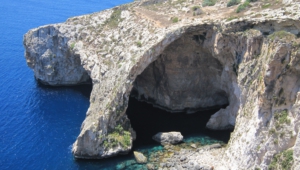 Sea Cave Malta Hd Background