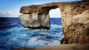 Sea Cave Malta Wallpaper